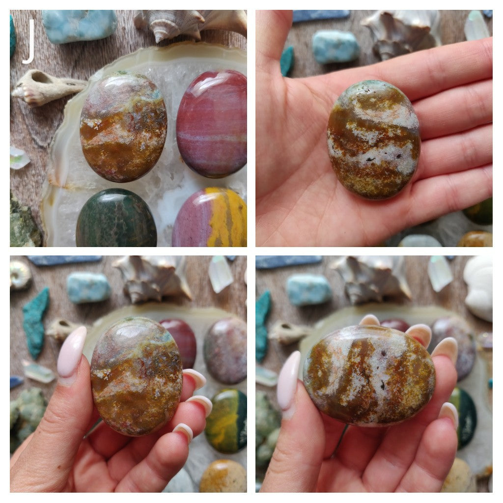 Ocean Jasper Palm Stones - Choose your Favorites - Simply Affinity