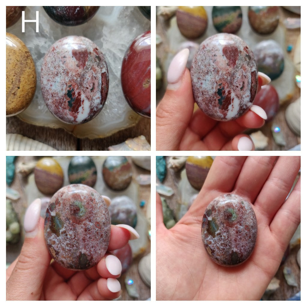 Ocean Jasper Palm Stones - Choose your Favorites - Simply Affinity