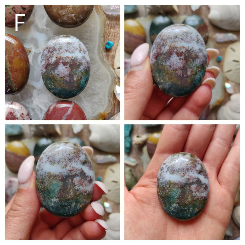 Ocean Jasper Palm Stones - Choose your Favorites - Simply Affinity