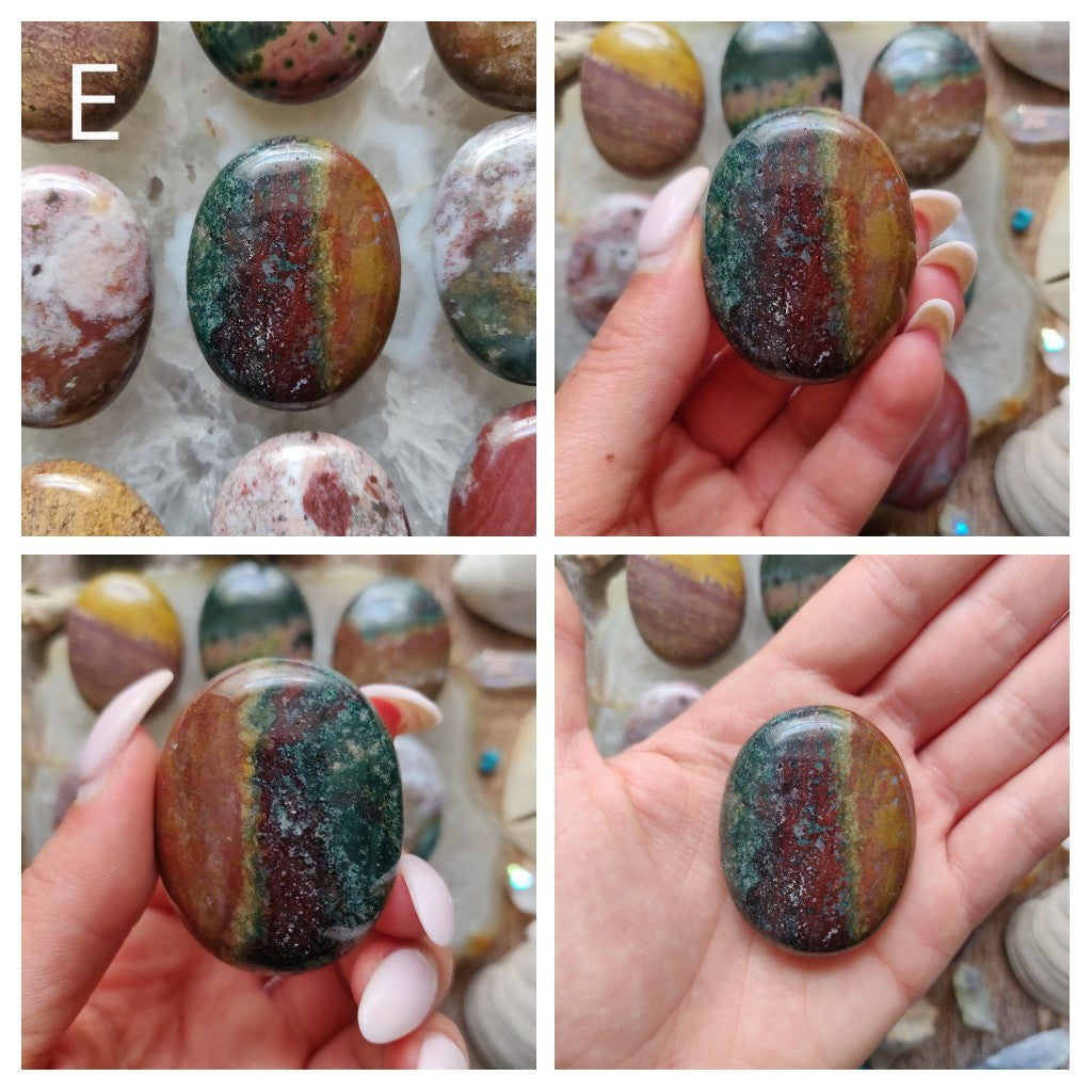Ocean Jasper Palm Stones - Choose your Favorites - Simply Affinity