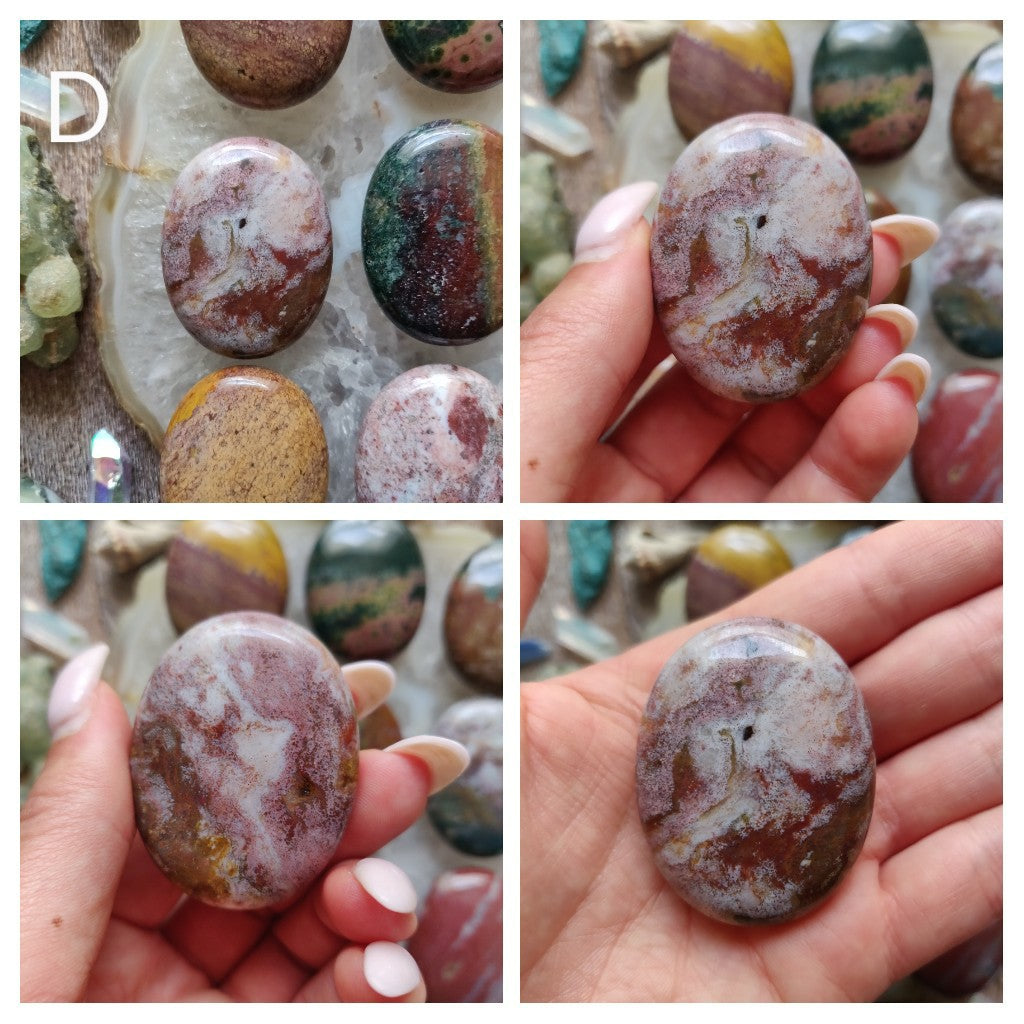 Ocean Jasper Palm Stones - Choose your Favorites - Simply Affinity