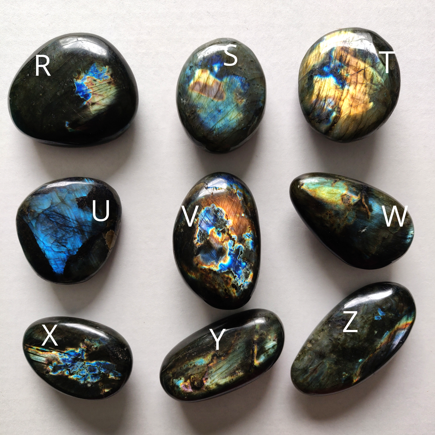 Choose your Labradorite Palm Stone (R-Z) - Simply Affinity
