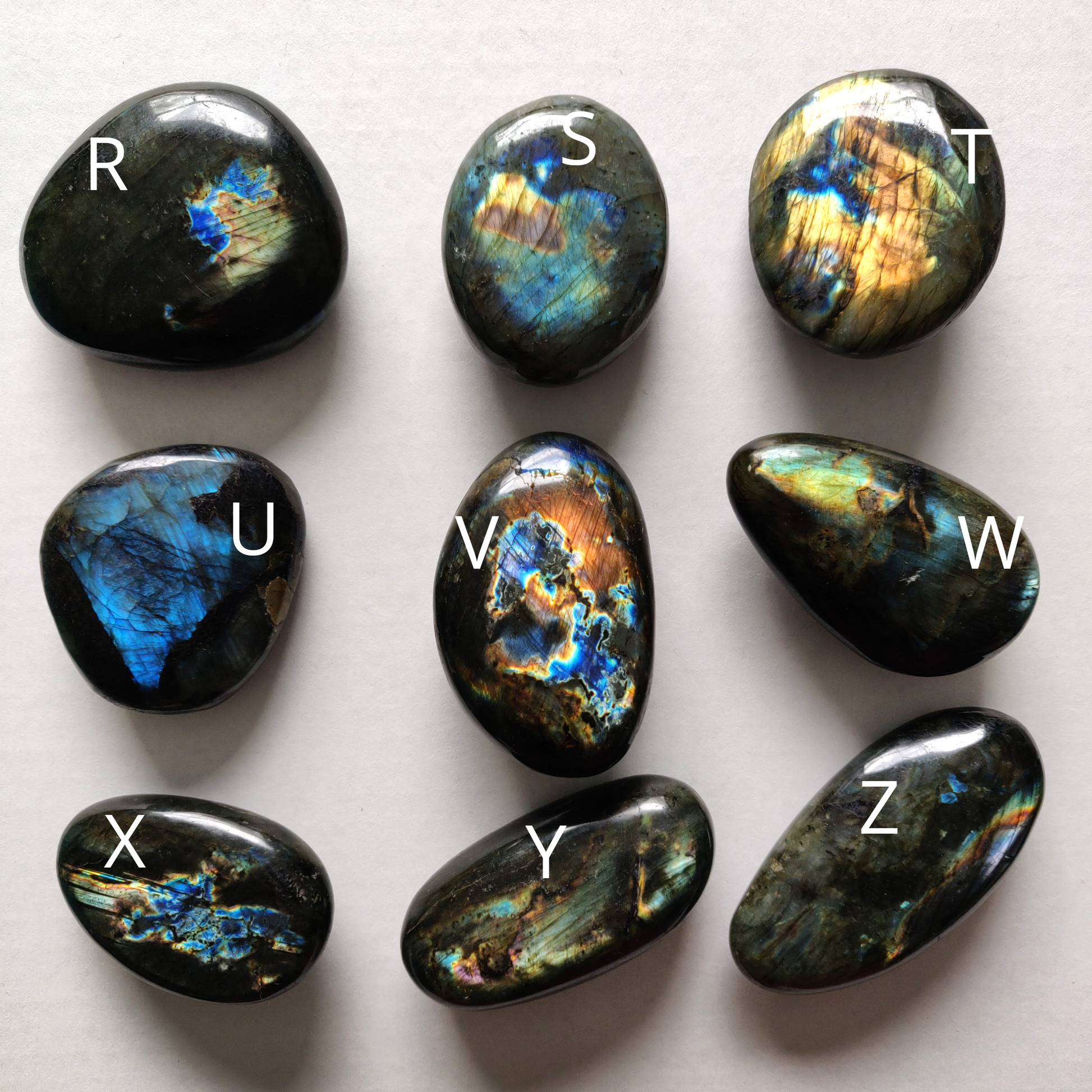 Choose your Labradorite Palm Stone (R-Z) - Simply Affinity