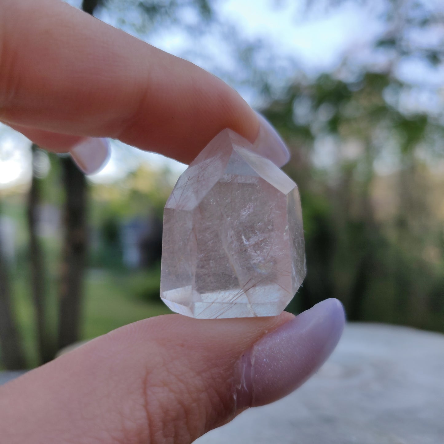 Rutilated Quartz Point (#7)