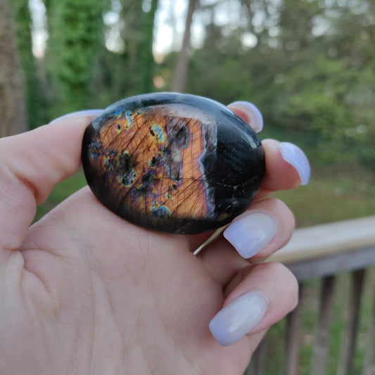 Labradorite Palm Stone (#97)