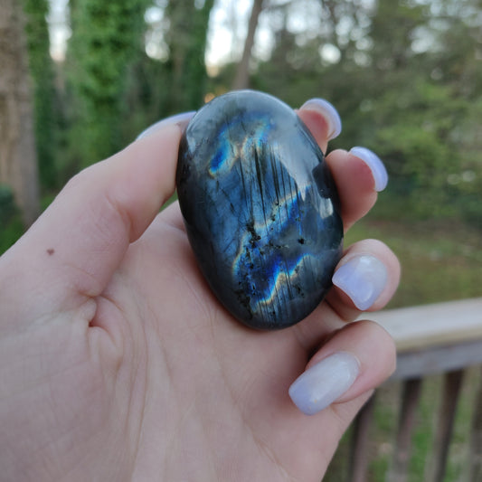 Labradorite Palm Stone (#89)