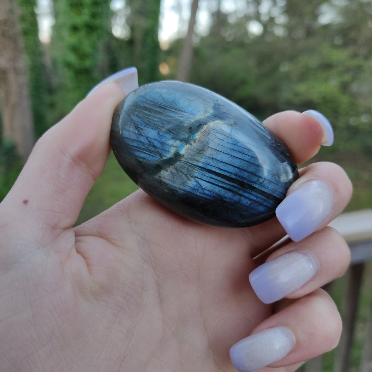 Labradorite Palm Stone (#89)