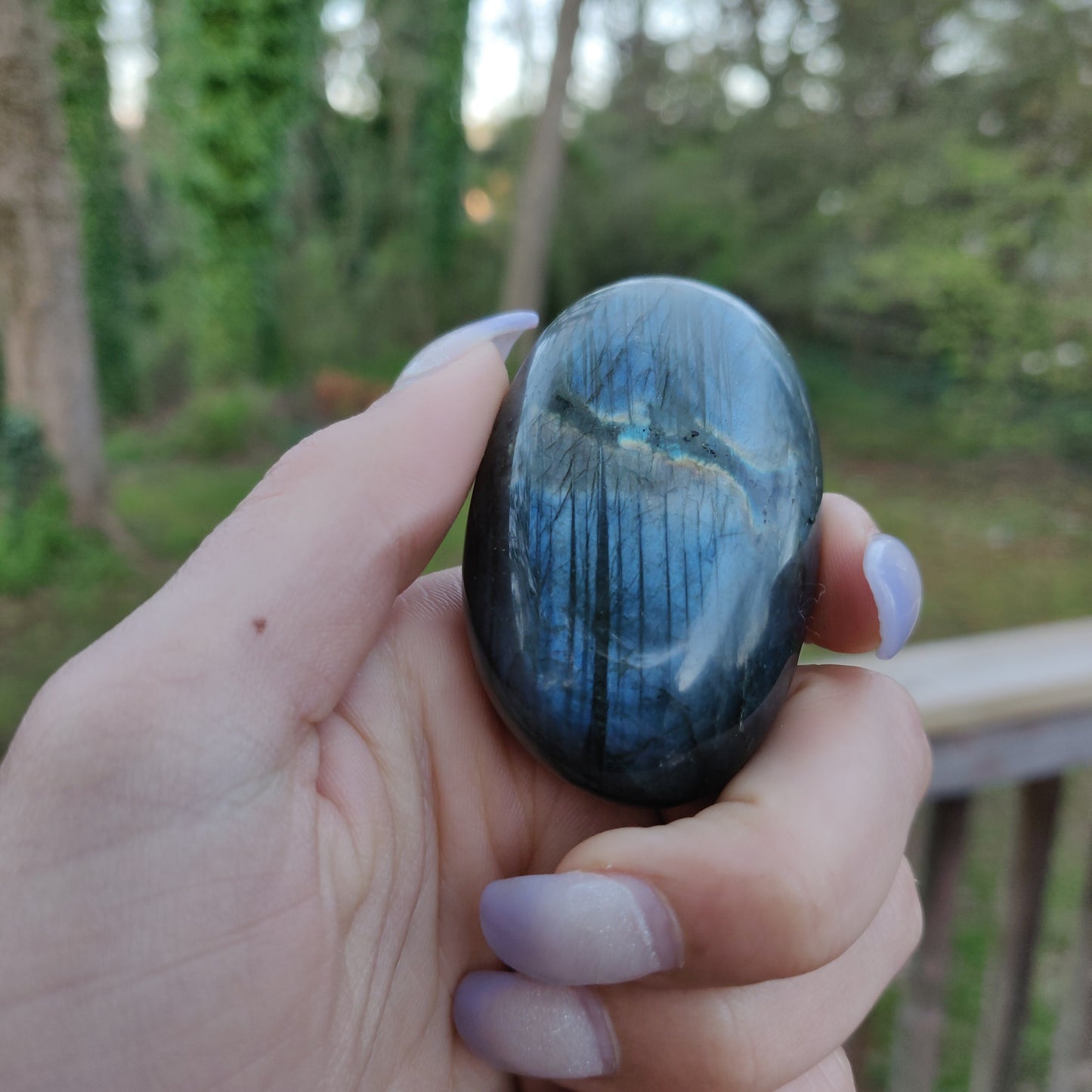 Labradorite Palm Stone (#89)