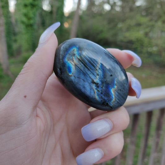 Labradorite Palm Stone (#89)