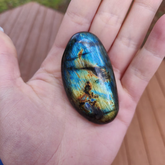 Labradorite Palm Stone (#149)