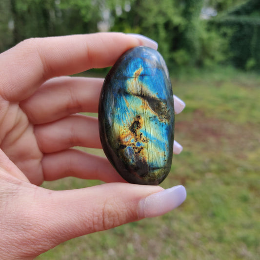 Labradorite Palm Stone (#149)