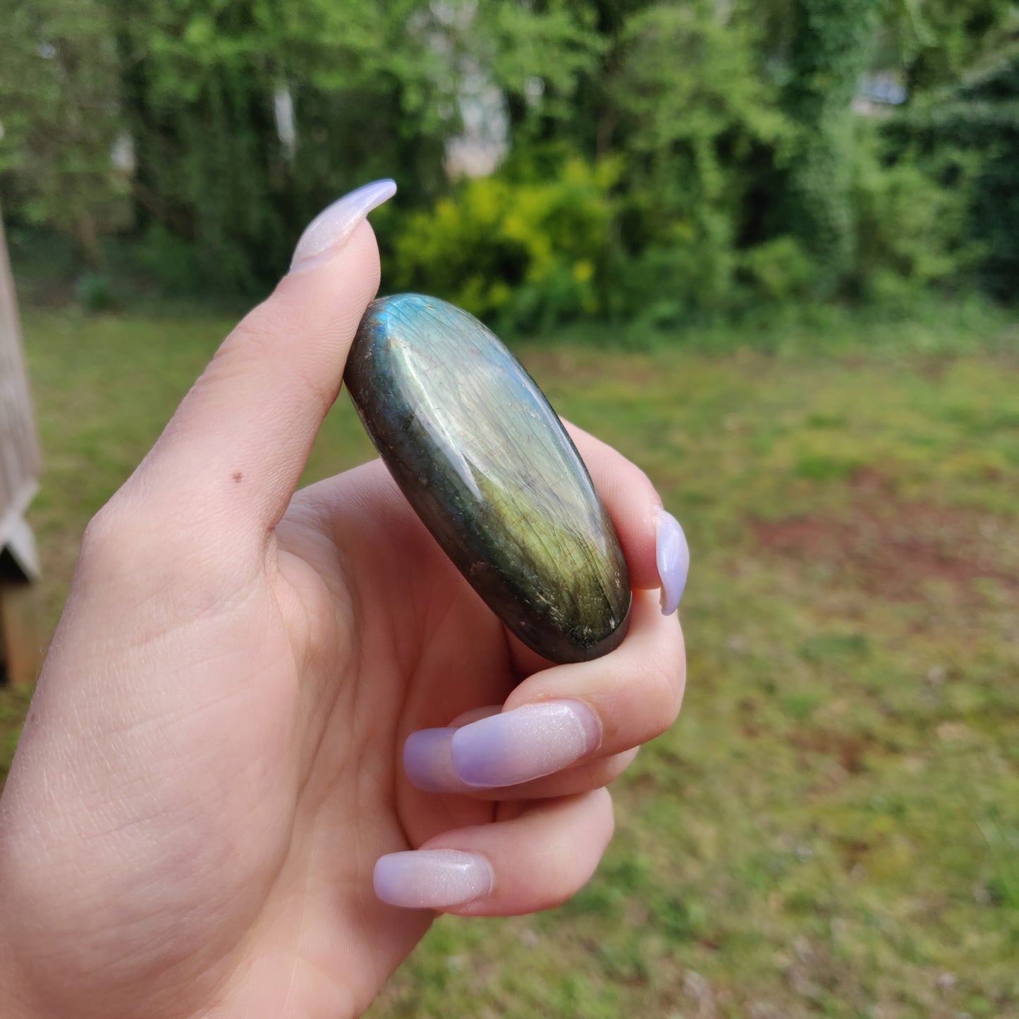 Labradorite Palm Stone (#150)