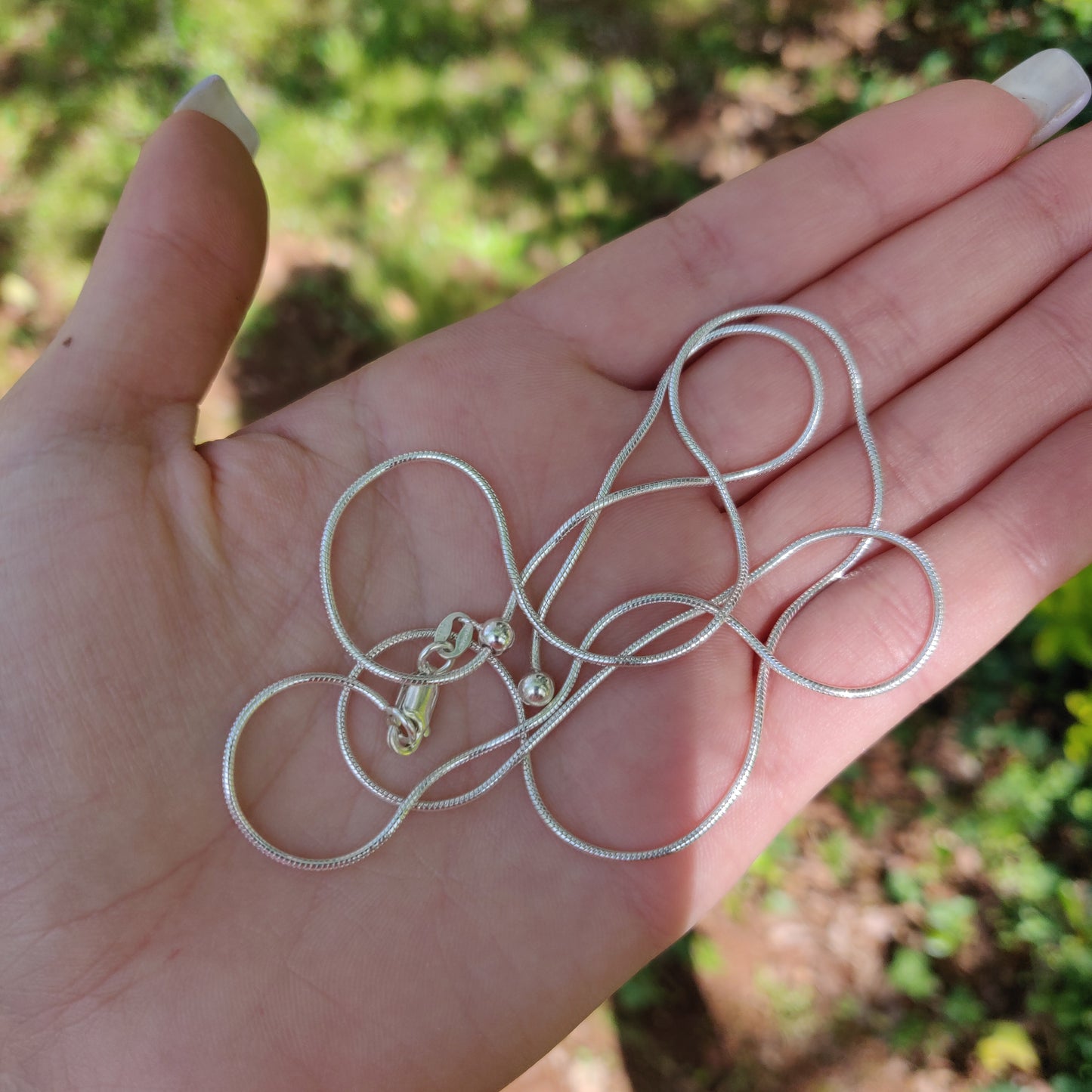Restocked! Fully Adjustable Sterling Silver Magic Ball Chain - in Thin Snake Style