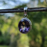 Amethyst Pendant with rainbow inclusion (#2) - Simply Affinity