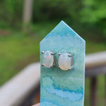 Ethiopian Opal Stud Earrings (#1)