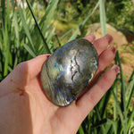 Labradorite Palm Stone (#5a)