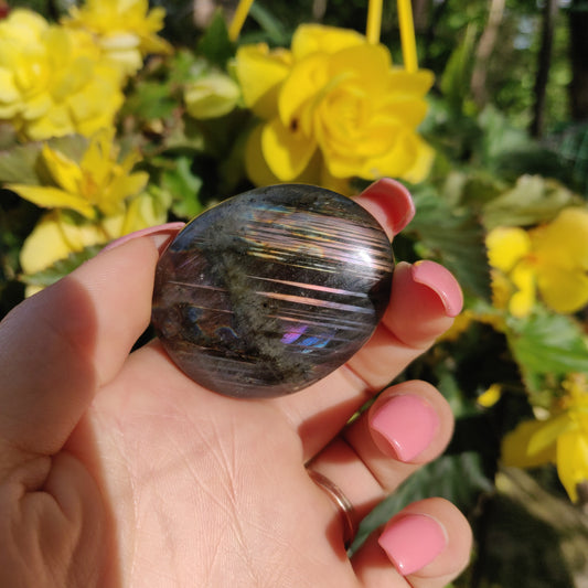 Labradorite Palm Stone (#5)