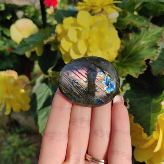 Labradorite Palm Stone (#5)