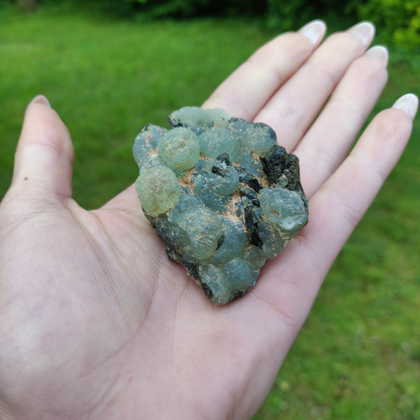 Prehnite Specimen in Epidote Matrix (#3)