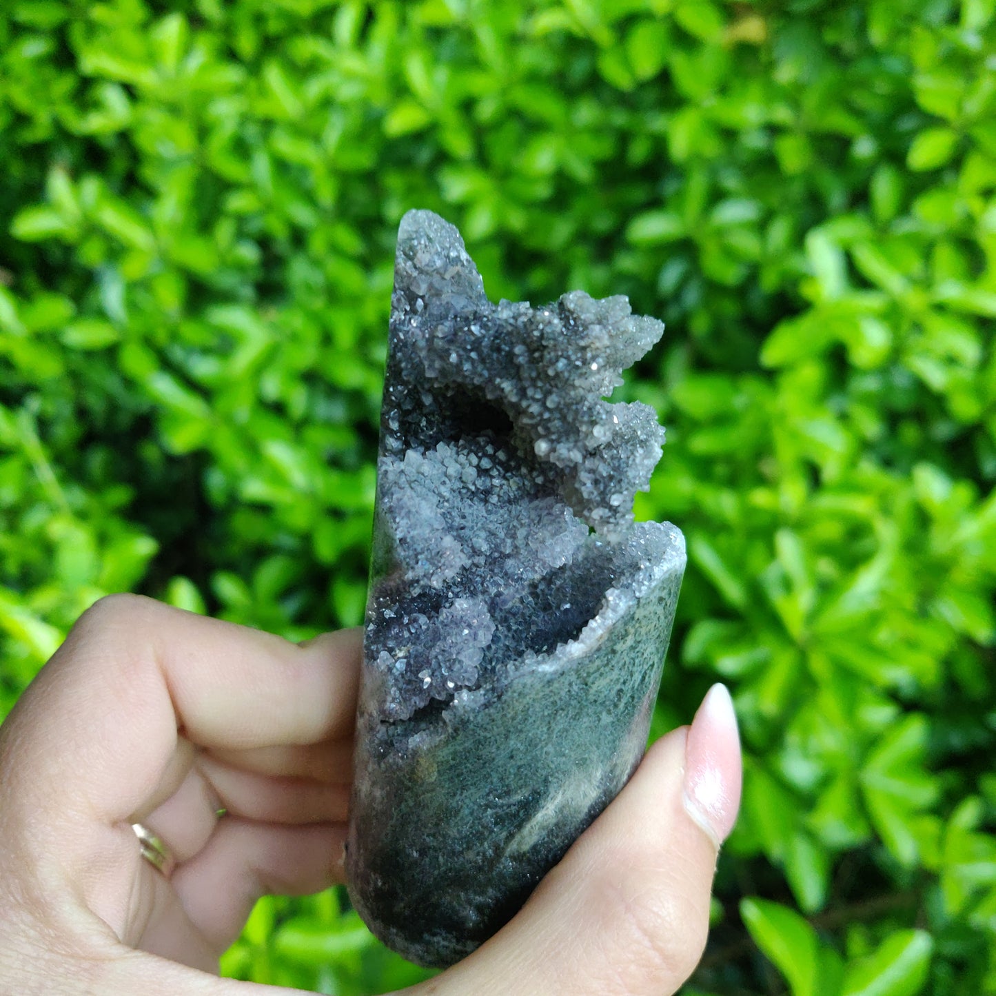 Amethyst Druzy Cylinder (#3) - Simply Affinity