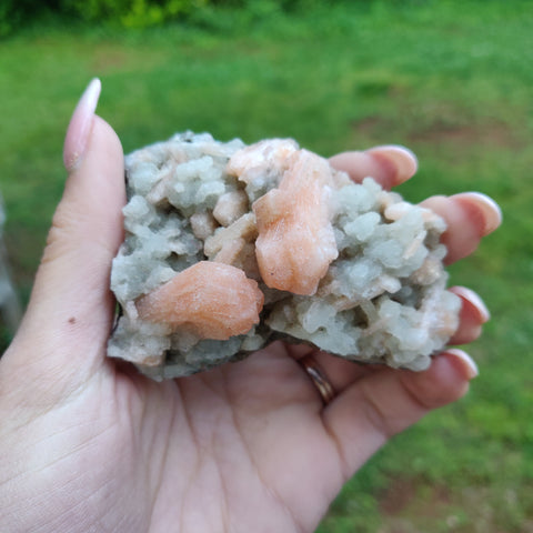 Stillbite and Chalcedony Cluster (#16) - Simply Affinity