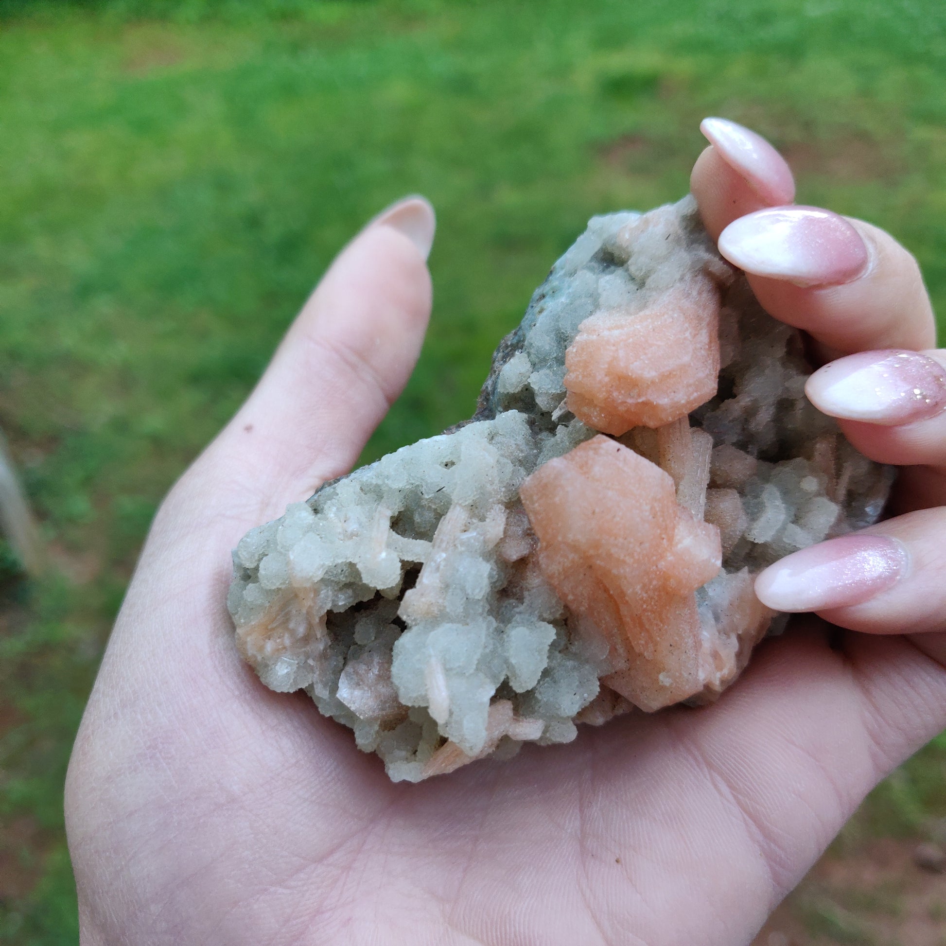 Stillbite and Chalcedony Cluster (#16) - Simply Affinity