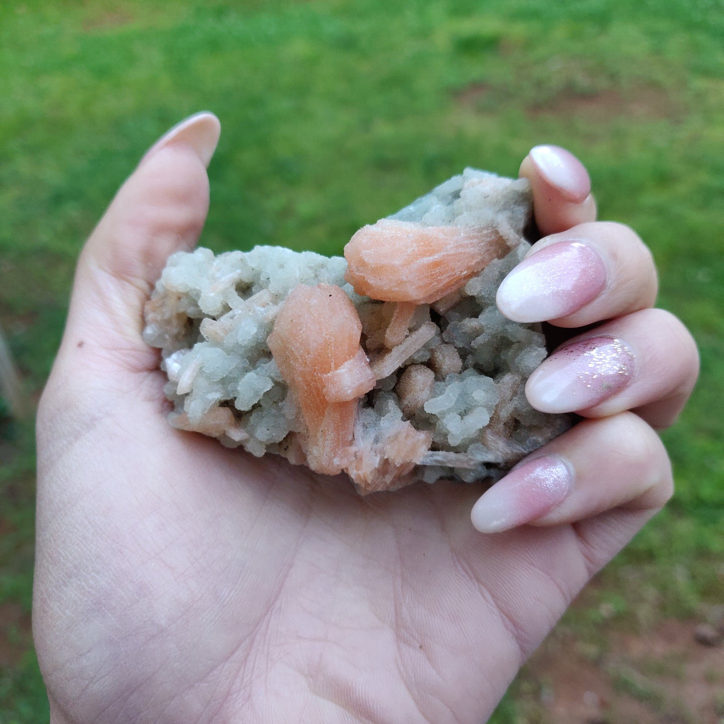 Stillbite and Chalcedony Cluster (#16) - Simply Affinity