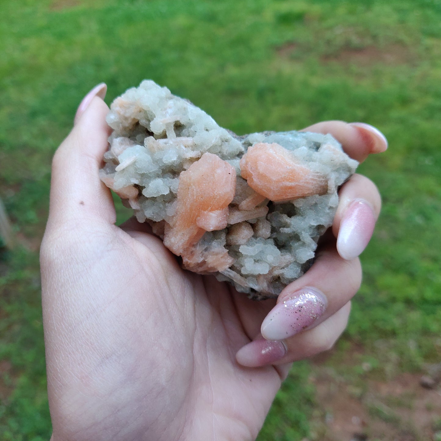 Stillbite and Chalcedony Cluster (#16) - Simply Affinity