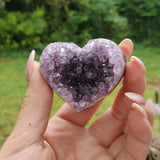 Amethyst Geode & Agate Heart (#17) - Simply Affinity
