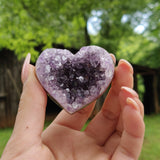 Amethyst Geode & Agate Heart (#17) - Simply Affinity