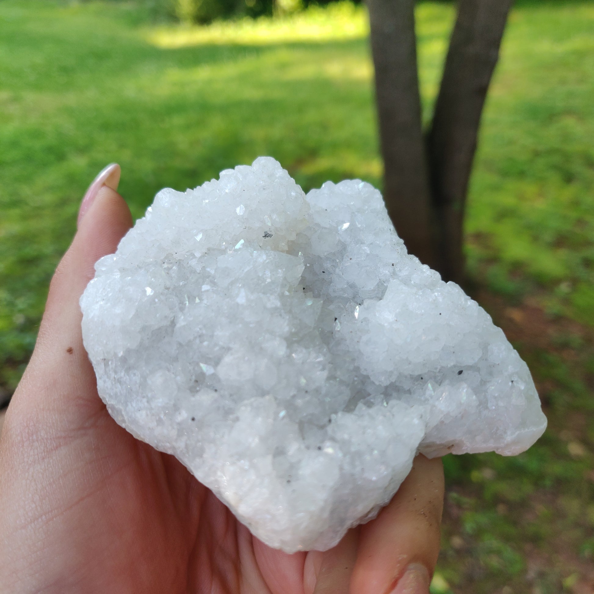 Anandalite Cluster, Natural Aurora Quartz Cluster (#1) - Simply Affinity