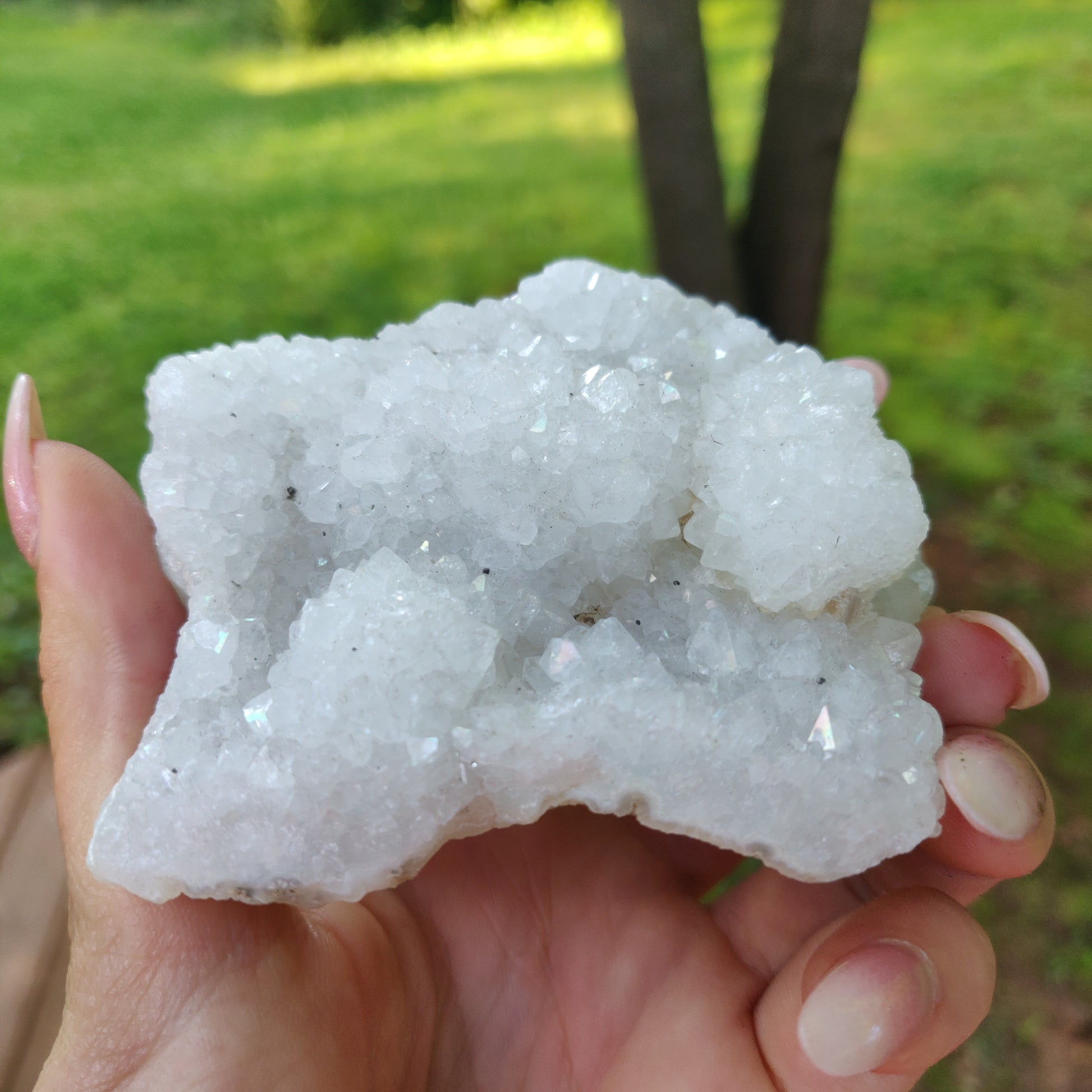 Anandalite Cluster, Natural Aurora Quartz Cluster (#1) - Simply Affinity