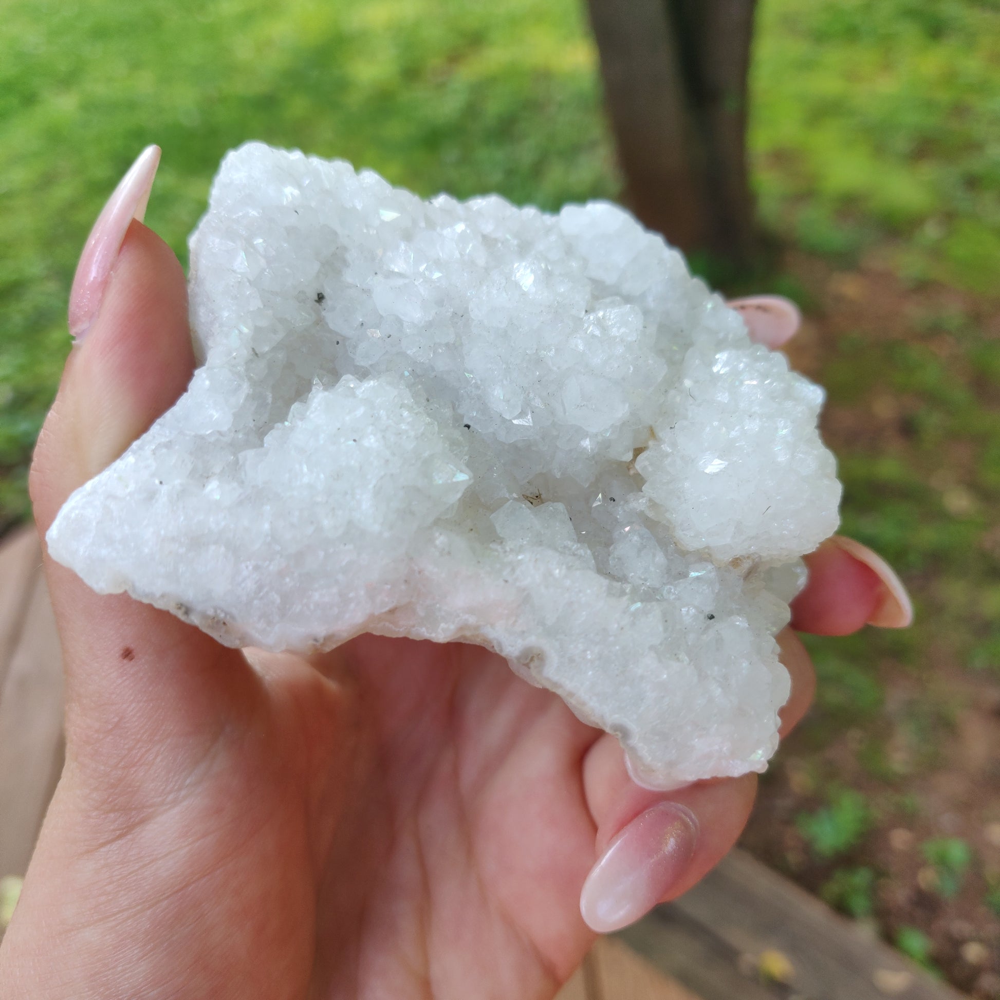 Anandalite Cluster, Natural Aurora Quartz Cluster (#1) - Simply Affinity