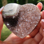 Amethyst Geode & Agate Heart (#25) - Simply Affinity