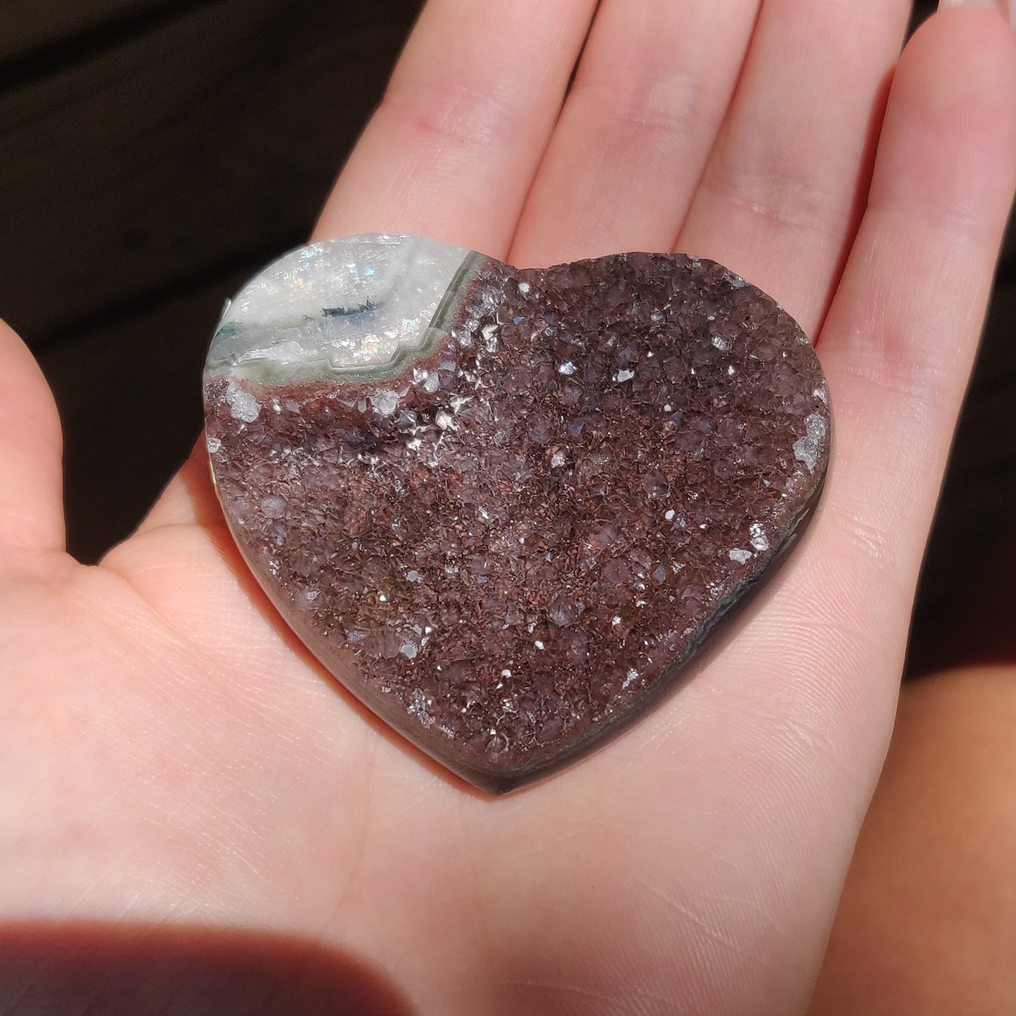 Amethyst Geode & Agate Heart (#25) - Simply Affinity