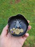 Amethyst "Bee Happy" Polymer Clay Honey Bee Trinket Dish - Simply Affinity