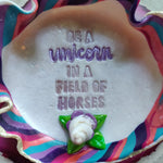 Unicorn Polymer Clay Trinket Dish - Simply Affinity