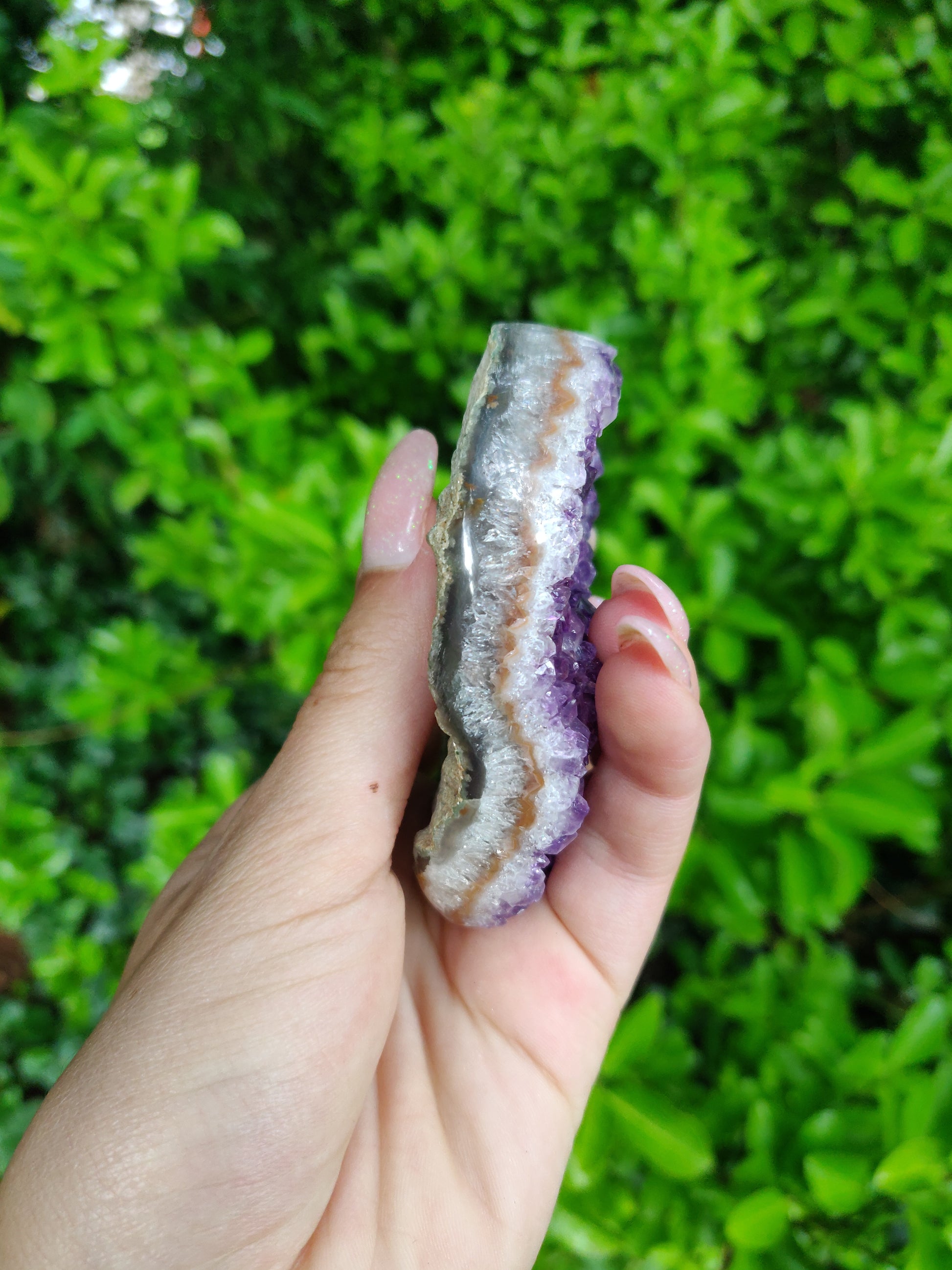 Amethyst Geode Heart (#M2) - Simply Affinity