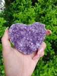 Amethyst Geode Heart (#M2) - Simply Affinity