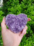 Amethyst Geode Heart (#M2) - Simply Affinity