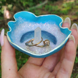 Quartz Moon Blue Polymer Clay Trinket Dish - Simply Affinity