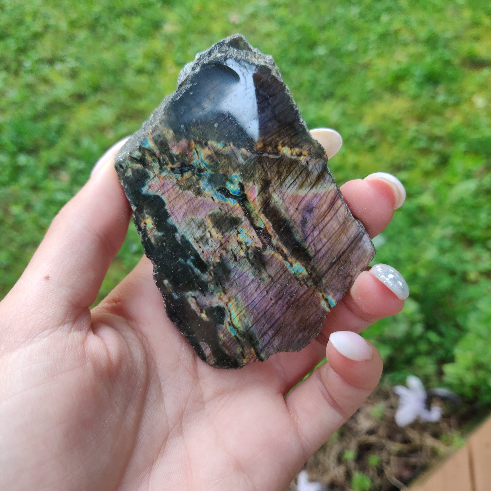 Purple Labradorite Slab (#J2) - Simply Affinity