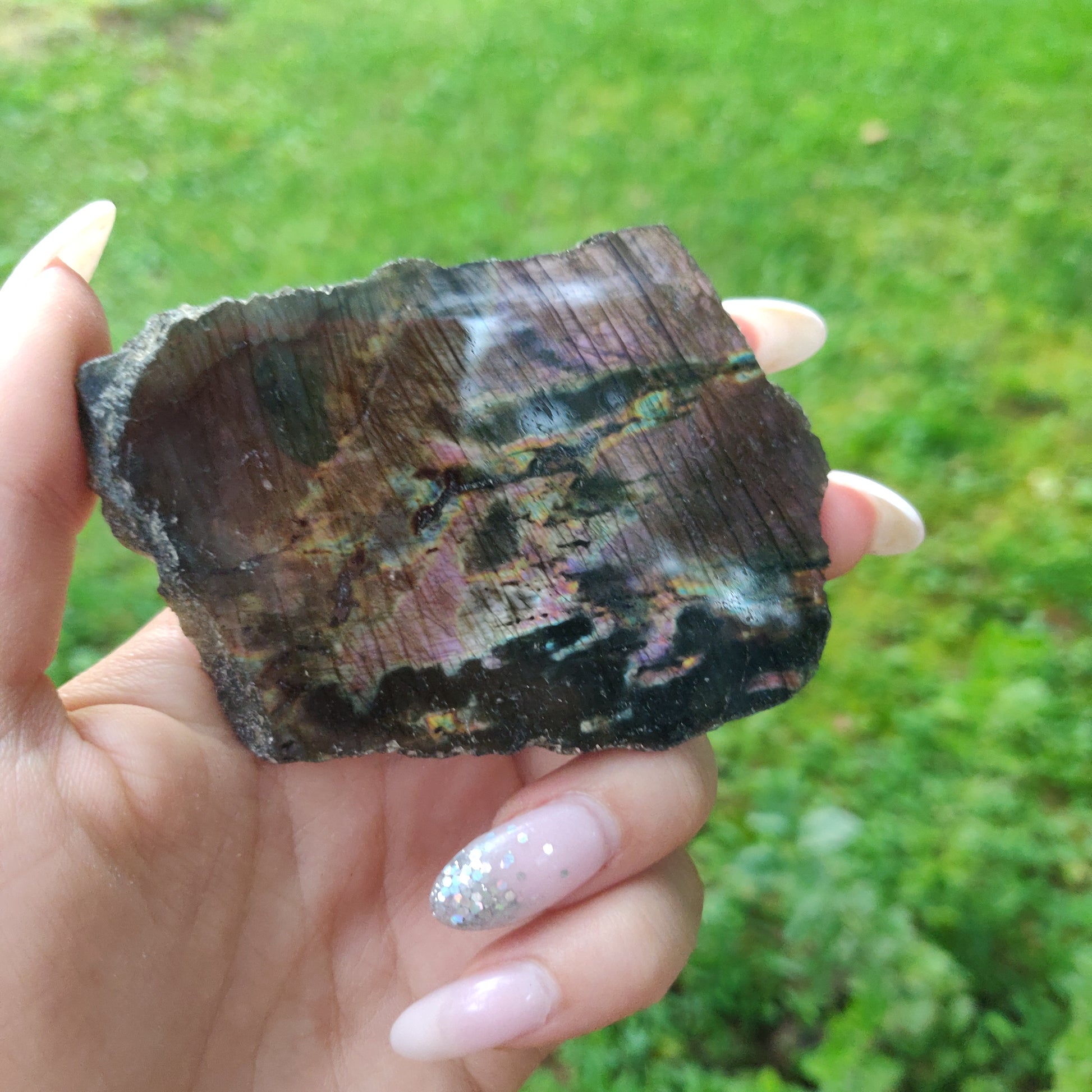 Purple Labradorite Slab (#J2) - Simply Affinity