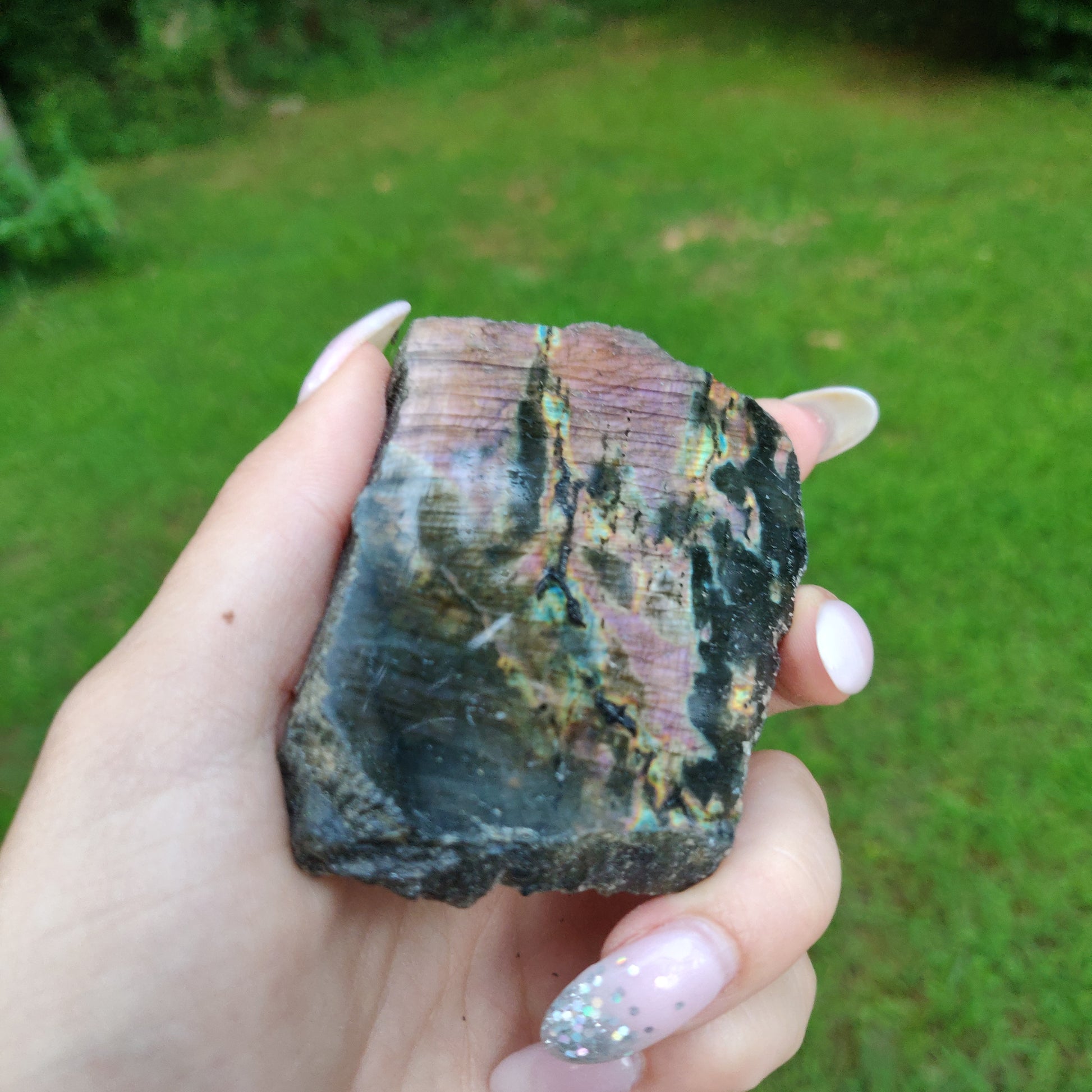 Purple Labradorite Slab (#J2) - Simply Affinity