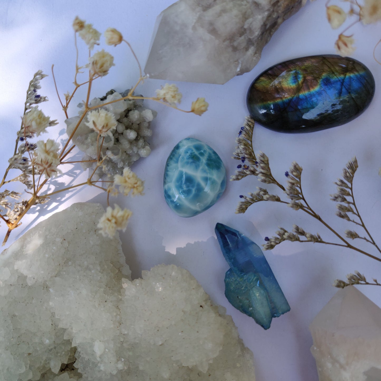 Larimar Cabochon (#J4)