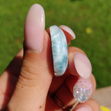 Larimar Cabochon (#J4)