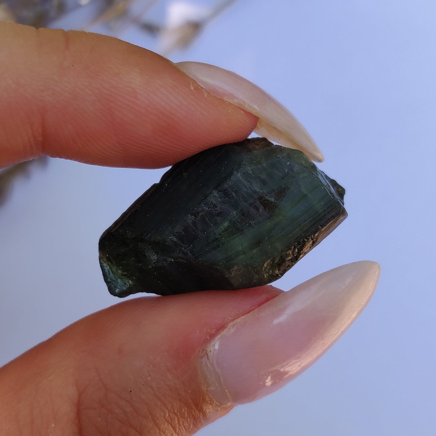 Raw Black & Green Tourmaline  (#J3)