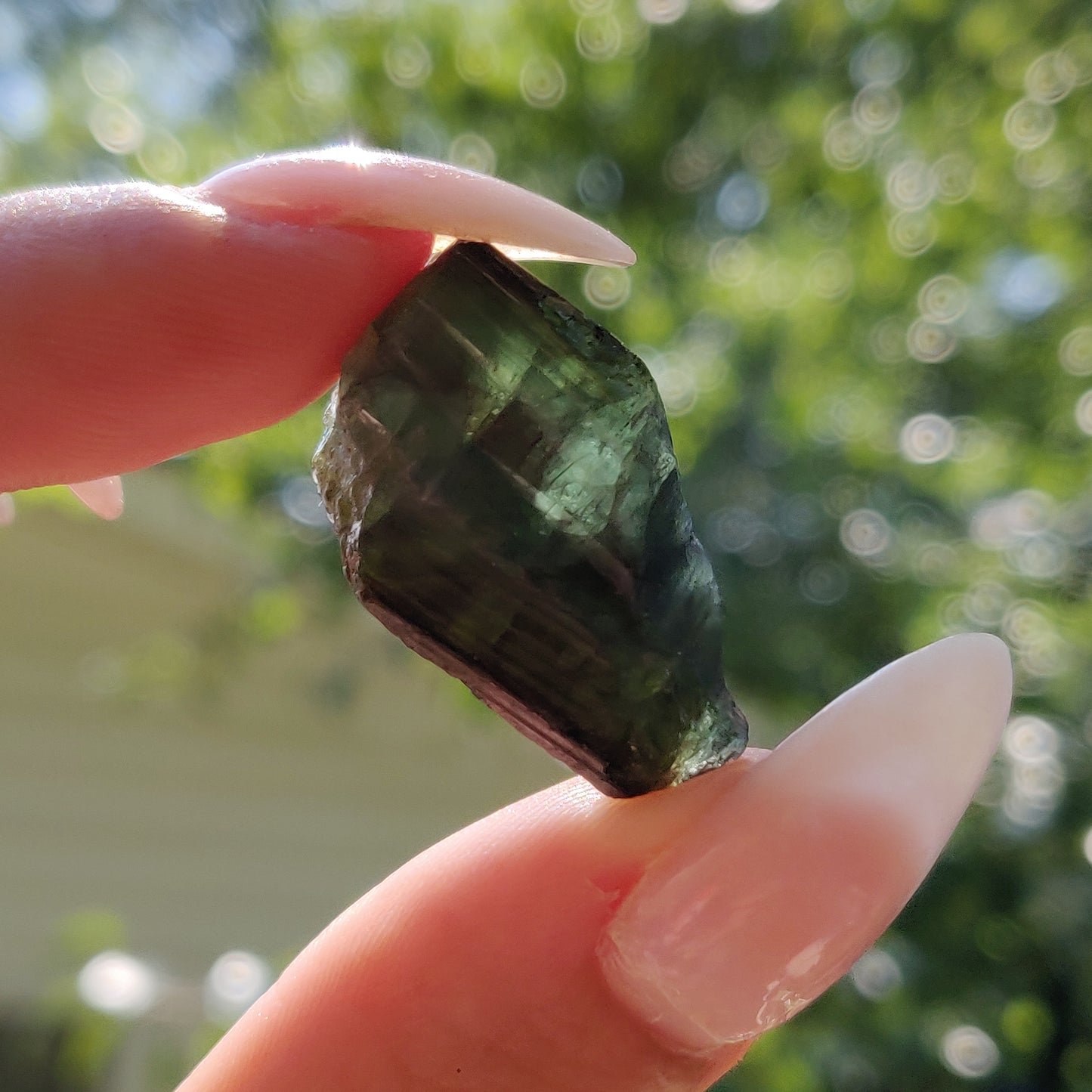 Raw Black & Green Tourmaline  (#J3)