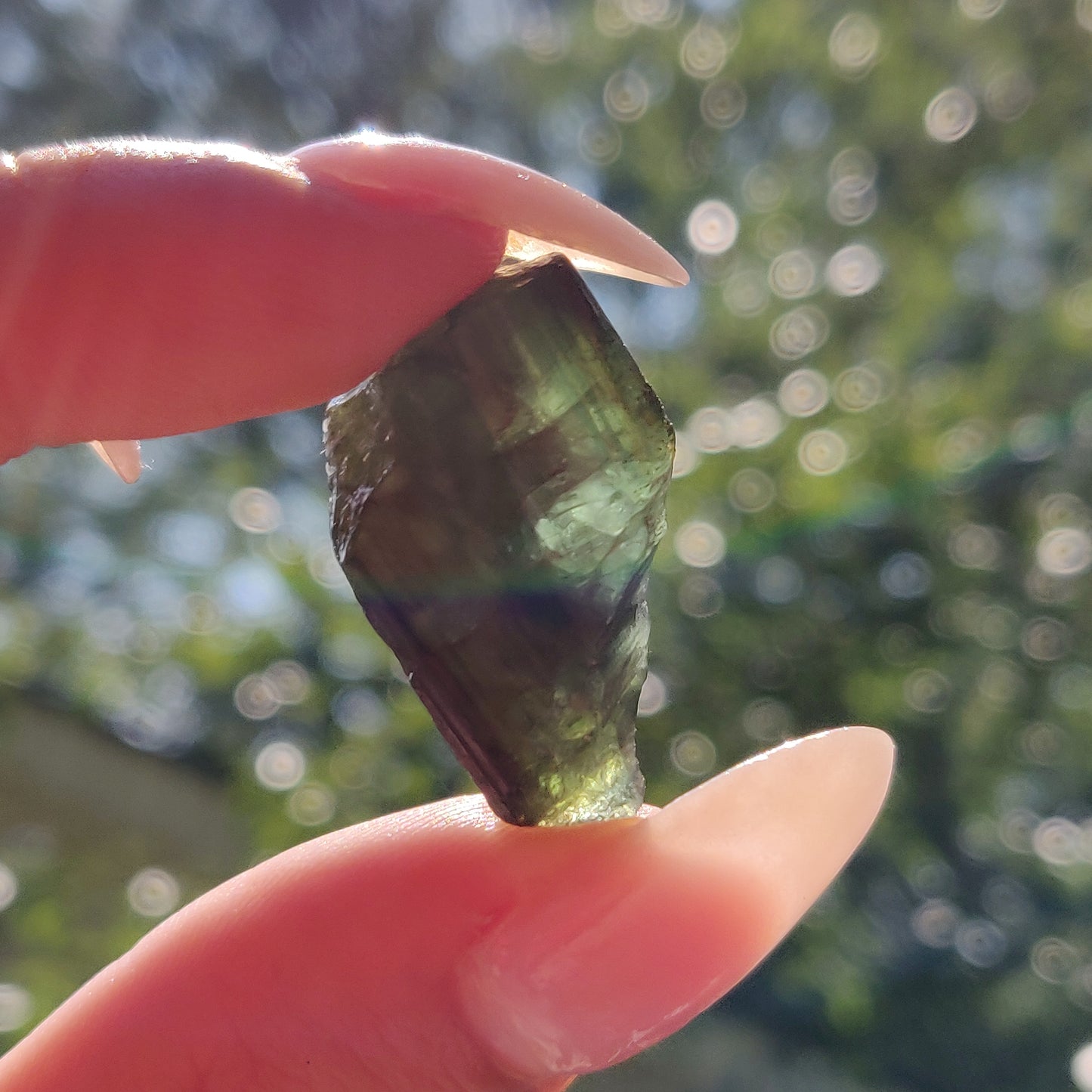 Raw Black & Green Tourmaline  (#J3)