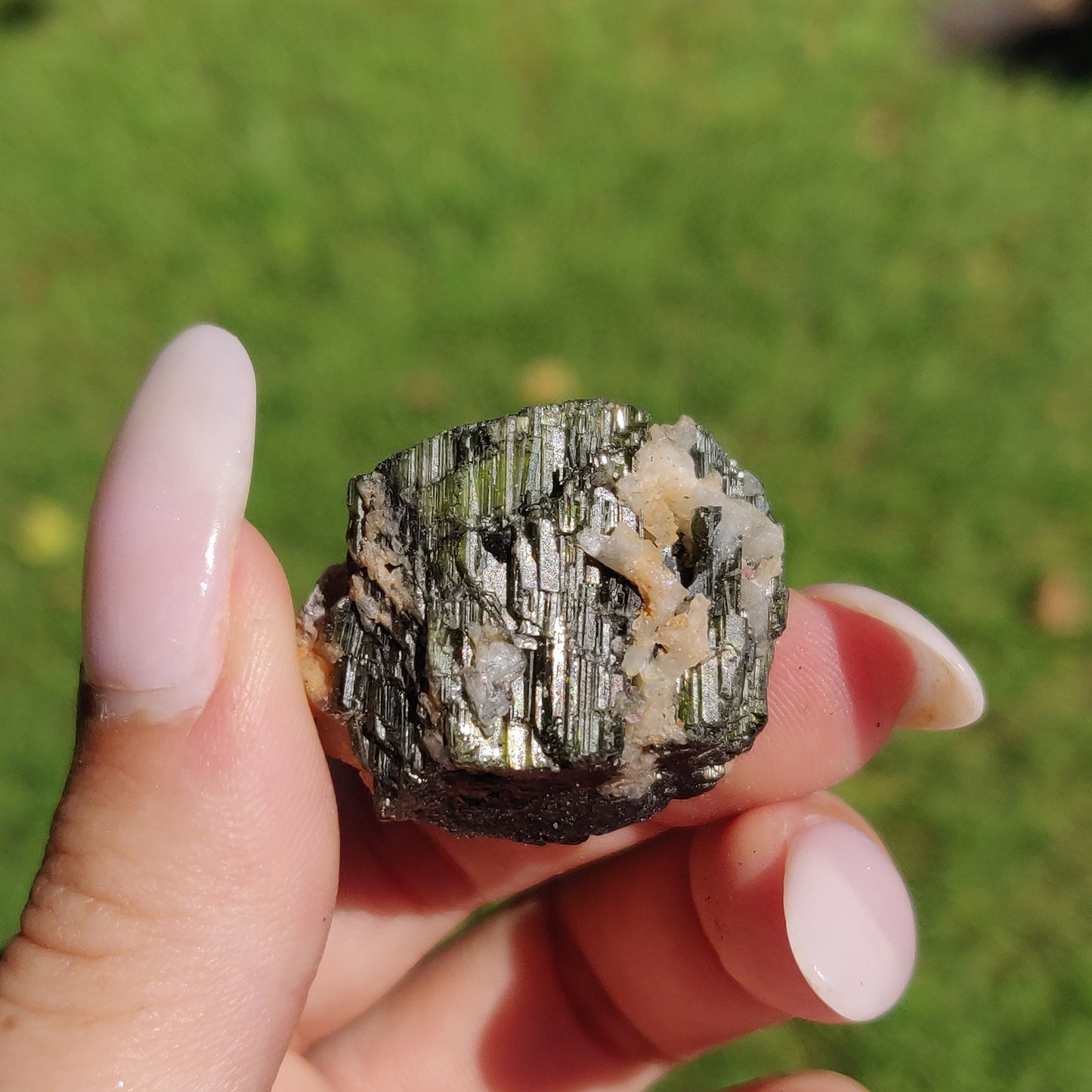 Raw Black & Green Tourmaline  (#J2)